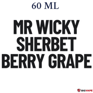 Mr Wicky Sherbet - Berry Grape 60ml eLiquid - Big Vape