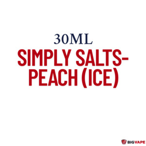 Simply Salts- Peach Ice- 35mg - Big Vape