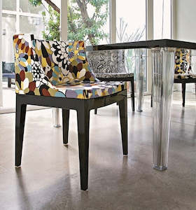 Dinning Chairs: Kartell Mademoiselle "A La Mode" Missoni