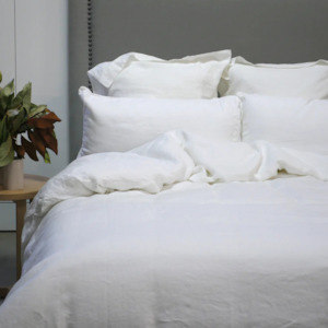 Vida Stonewashed Linen Flat Sheet