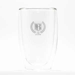 Bikeaholic 10 Year Glass