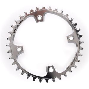 Praxis - MTB E-Ring Steel Silver PVD 104 BCD 1x NW