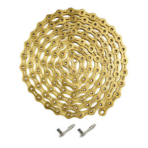 Single Speed Chains: YBN Chain 1 Speed SLA410-TI Gold
