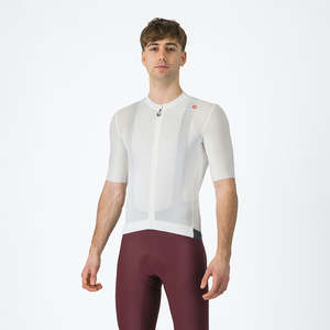 Castelli Espresso Men's Jersey Ivory/Dark Gray