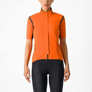 Castelli: Castelli Gabba RoS 2 Jacket Women's Red Orange/Black Reflex
