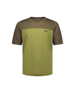 Products: Mons Royale Mens Diversion Merino Bike Jersey Short Sleeve Fern / Olive - Bike Glendhu