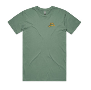 Products: Bike Glendhu Mens Tee What a View Sage - Bike Glendhu