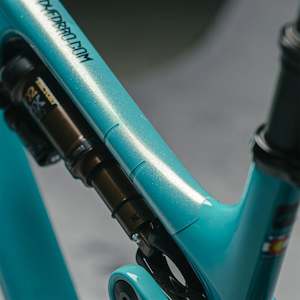 Frame Protection: Dyedbro Bike Frame Protection - Clear Glitter