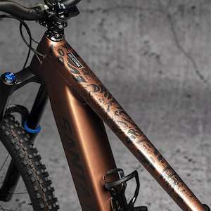 Dyedbro Bike Frame Protection - Fluor Black e-BIKE