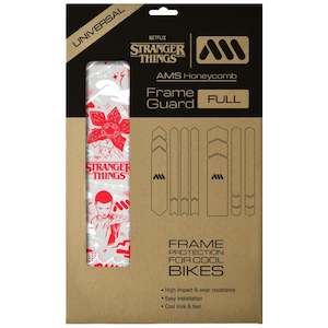 Ams Frame Guard Full Stranger Things Upside Down White (E-Bike Compatible)