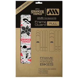 Ams Frame Guard Full Stranger Things Upside Down Black (E-Bike Compatible)