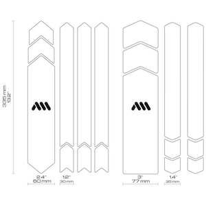 Frame Protection: Ams Frame Guard Full Super Rider Black (E-Bike Compatible)