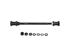 Child Trailers: Topeak Axle for Journey Trailer TX Kit-P175,180mm 7075 CNC Thru Axle w/M12 x Pitch 1.75mm thread, w/spacer kit