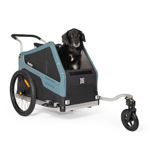 Child Trailers: Burley Dog Trailer Bark Ranger Black XL