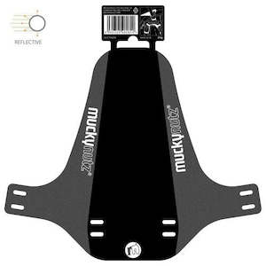 Mud Guards: Mucky Nutz Guard Classic Face Fender Front Grey