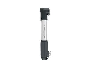 Pumps Co2 Bulbs: Topeak Mini Pump HybridRocket RX Silver + 1x Threaded CO2 Cartridge