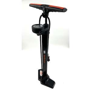 JetBlack Good Fella 2.0 Top Mounted Gauge Steel Floor Pump w/ Smart Head