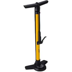 Floor Pumps: BBB Airboost Floorpump Yellow (Dualhead Valve)
