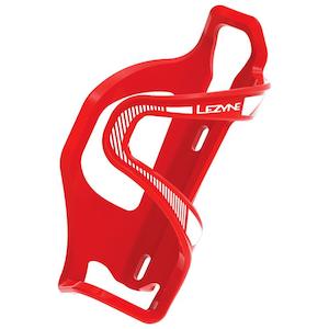 Water Bottle Holders: Lezyne Flow Cage Sl Enhanced Left Side Red