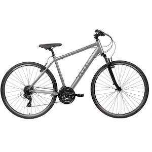 Hybrid Sport Bikes: Pedal Raven 3 Hybrid Bike Satin Silver