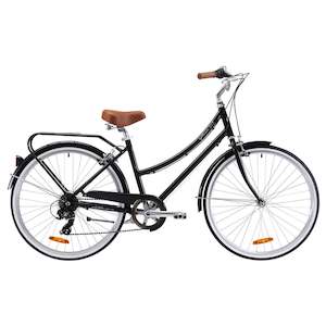 Cruiser Bikes: Pedal Uptown DLX 7-Speed Cruiser Bike Black