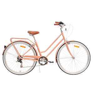 Pedal Uptown Classic Cruiser Bike Rose Gold