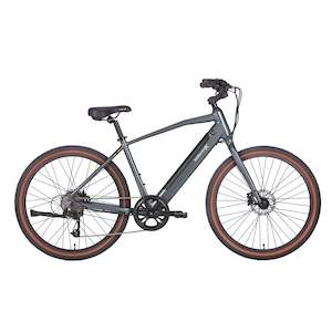 Ehybrid Ebikes: Velectrix Cruiser Electric Bike 417Wh Battery Silver - Medium