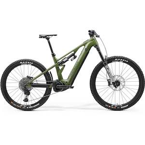 Emtb Ebikes: Merida eOne-Eighty 900 Electric Enduro Bike Anaconda Green/Black