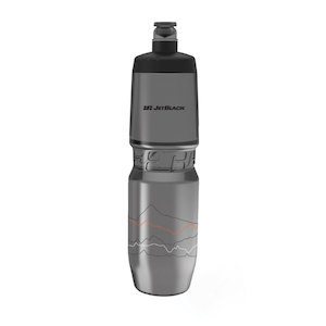 Water Bottles: Jetblack Icon Bottle 900ml Smoke with Black Lid