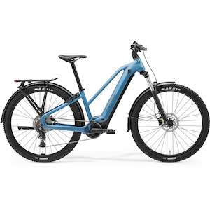 Ehybrid Ebikes: Merida eFloat CC 400 EQ Electric Hybrid Bike Silk Dove Blue/Black