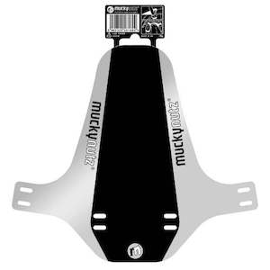 Mucky Nutz Guard Classic Face Fender Front Silver