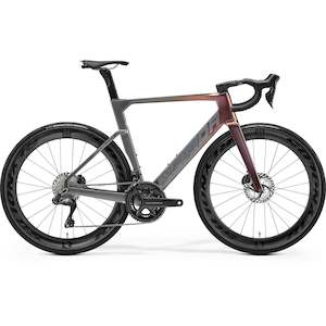 Road Bikes: Merida Reacto 8000 Road Race Bike Rainbow/Gunmetal Grey/Silver