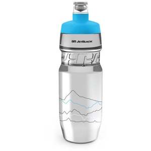 JetBlack Icon Bottle Clear Cyan 710mL