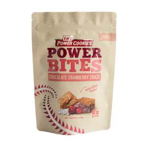 Nutrition: Em's Power Cookie Power Bites Chocolate Cranberry Craze