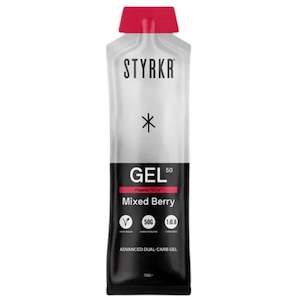 Styrkr GEL50 Dual-Carb Energy Gel 72g Mixed Berry