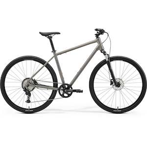 Merida Crossway 20 Hybrid Bike Silk Warm Slate Grey/Black