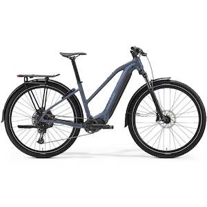 Ehybrid Ebikes: Merida eBig.Tour 400 EQ Electric Hybrid Bike Silk Dove Blue/Blue