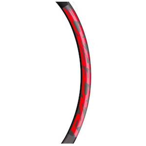 Wheels Components: Race Face Rim Decal Kit Medium Red