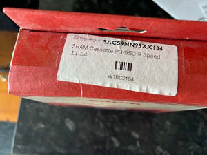 Drive Chain Brakes: SRAM MTB Cassette (11-34T) - 9Spd (NEW)