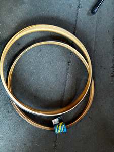 Bike Parts: Panaracer 32mm 27 x 1 1/4 Gravel Tyre PAIR (like new) x2 tyres