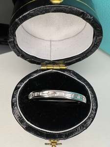 Diamond Occasion Rings: 18ct Baguette Diamond Band