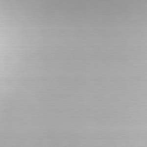 Decorati: 1  mm brushed stainless steel / silver finish