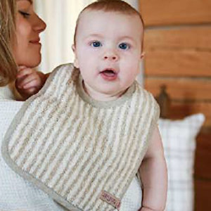 Products: Softened Linen Waffle Bib
