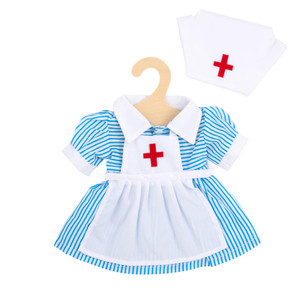 Products: Dolls Clothes - Nurse Uniform - The Linen Collection