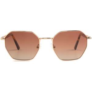 Titanium Amp Wood: Halle - Monel & Wood Sunglasses