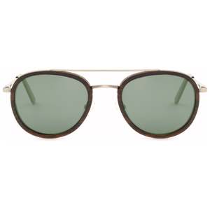 Titanium Amp Wood: O'Hara - Metal & Wood Sunglasses