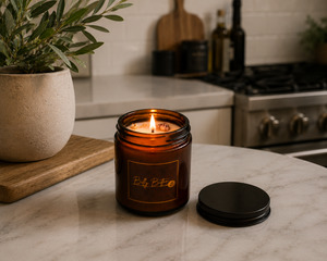 Candles: Waterlily - Amber Candle Jar