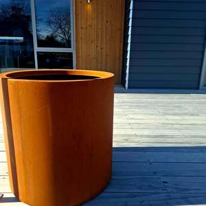 Steel Planters Nz: Round Planter