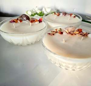 Antique Candles: Vintage Bowl #1