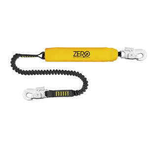 Height Safety Equipment: Stretch - Single Elasticated Lanyard with Snaphooks